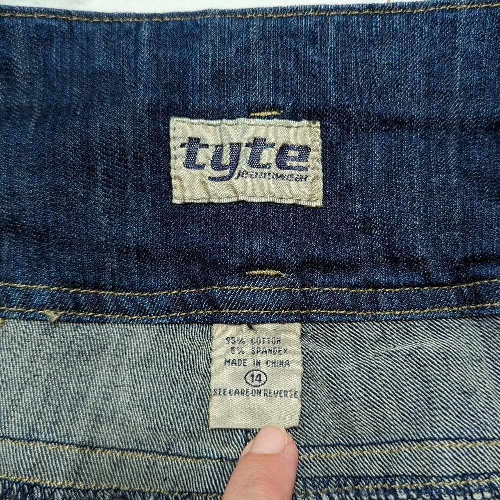 Vintage Tyte 90s button up jeans - size 14 - Picture 3 of 5